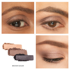 Jane Iredale - PurePressed® Eye Shadow Triple - Brown Sugar