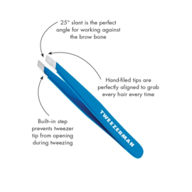 Tweezerman - Bahama Blue Mini Slant Tweezer