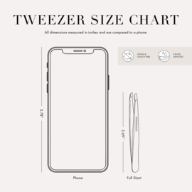 Tweezerman - Slant Tweezer classique Stainless Steel