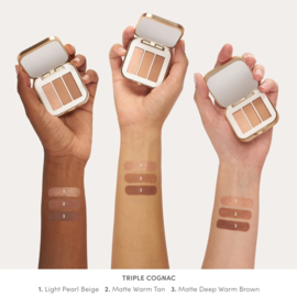 Jane Iredale - PurePressed® Eye Shadow Triple - Triple Cognac