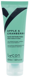 Lycon Apple & Cranberry Hand & Body Lotion Tube 50ml