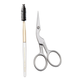 Tweezerman - Stainless Steel Brow Shaping Scissors & Brush