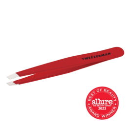 Tweezerman - Slant Tweezer Signature Red viereckig