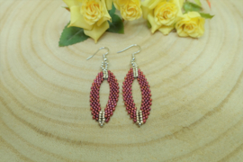 Boucles d'oreilles Rose (O-115)