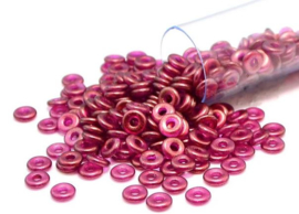 O bead  2 x 4 mm French Rose 2x4mm / KD61040 / 5 Gram