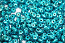 Superduo   Metalust - Turquoise  / 10 grammes / KD12471