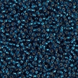 Miyuki Roc 11/0  nr 1425 - 10 grammes - Dyed S/L Blue Zircon