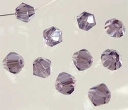 Facettes Cristal Tanzanite foncé 6mm / 30 pcs / KD4800