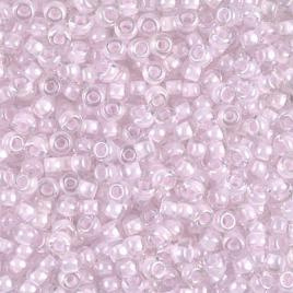 Miyuki Roc 8/0 nr 0207 - 10 gram - Pink Lined Crystal