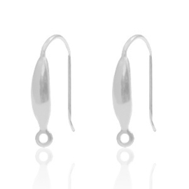 Crochet Boucles d'oreilles  en ArgentZilver 925  17mm / par set / KD59464