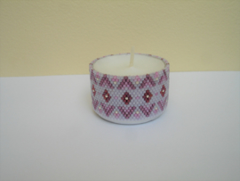 Pattern Tea light Cover Aztec