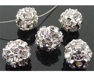 Bol Strass kristal 15mm / per stuk / KD726A