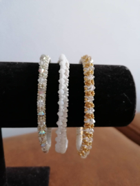 Armbanden met swarovski gemaakt door Linda V.I.