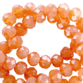 Cristal Cuivre orange 6x4mm / 100 pcs / KD36538