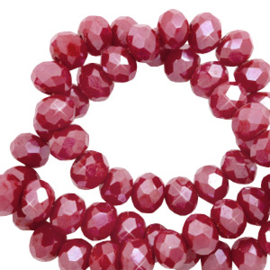 Garnet red 4x3mm / Streng Ca 130 stuks / KD70184