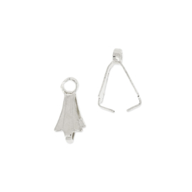 Attache pour pendentif argent 10mm / 10 pièces  / KD24706