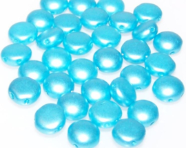 Candy Beads 8mm  / Licht blauw / 50 stuks / KD13982