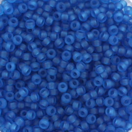 Miyuki Rocaille 11/0  Nr  0149F - 10 gram / Mat transparent capri blue