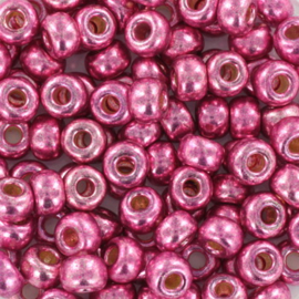 Miyuki Rocaille  6/0  - Nr 4210  - 10 gram -  Duracoat galvanized hot pink