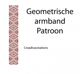 Patroon geometrische armband