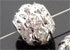 Perles strass avec facette  en Cristal  / 10x8mm / KD08499