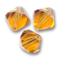 SW/240 - 4mm Bicone Topaas  / Per 50  stuks - High Quality Crystals 