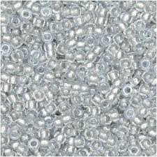 Miyuki Roc 8/0 - nr 242 - 10 grammes - Silver Grey