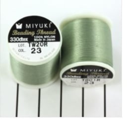 Miyuki Nylon Rijgdraad  B, 0.25mm -  Groen    - 50 meter - Nummer 23