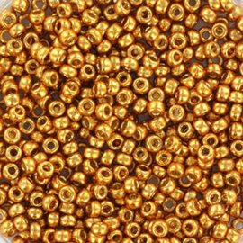 Miyuki Rocaille  11/0  - Nr 4203  - 10 grammes- Duracoat galvanized yellow gold