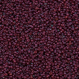Miyuki Rocaille  11/0 Nr 0313 -  10 gram / Purple Cranberry Gold Luster
