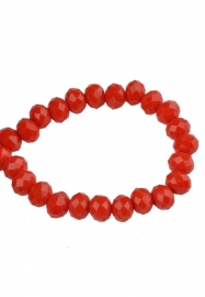 Fecettes Rouge-orange  6x5mm / 50 pcs/ KD19323