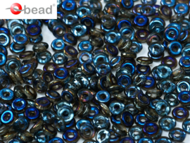 O bead 2 x 4 mm Crystal Azuro 2x4mm  / 5 gram / KD61032