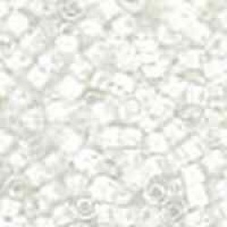 Miyuki Delica 11/0 nr DB-66 - 5 grammes - White lined crystal ab