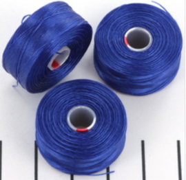 C-lon Draad (rijggaren D) 0,11mm, ca 71 meter, Royal Blue / KD261