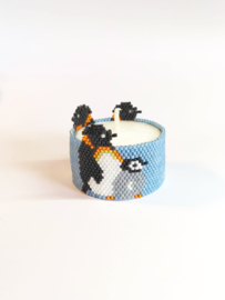 Patroon Cover Theelicht Pinguins