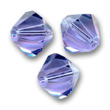 SW/23 - 3mm Bicone Tanzanite  / Per 50 stuks - High Quality Crystals 