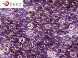 O bead  2 x 4 mm Crystal GT Magenta 2x4mm / 5 gram / KD60020