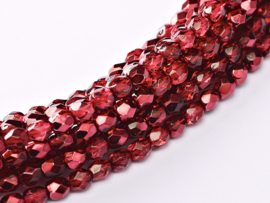 Fire polished 3 mm Pomegranate / 150 stuks / KD61017