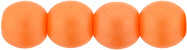 Zacht oranje 4mm  / 100 stuks / KD843