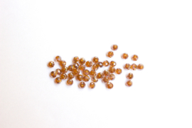 Facettes Ambre 4x3mm /  ±100 pcs / KD646