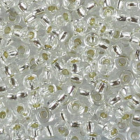 Miyuki Roc 8/0 nr 0001 - 10 grammes / Silver-Lined Crystal