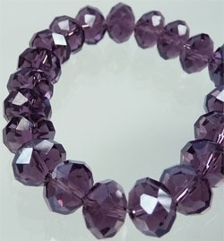 Facettes Cristal Violet 10x8mm / 10 pcs/ KD04266