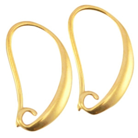 Oorbelhaakjes Goud ca 17mm  / 6 stuks / KD28488