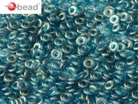 O bead  2 x 4 mm Crystal GT Celestian Blue / 5 grammes / KD61034