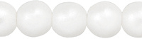 Blanc Pearl Coat Snow (neige) 4mm / 100 pièces / KD846