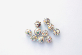 Perle avec Strass 12mm / par pièce/ KD303A