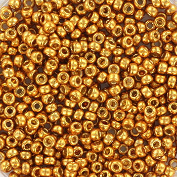 Miyuki Rocaille  11/0  - Nr 4203  - 10 gram - Duracoat galvanized yellow gold