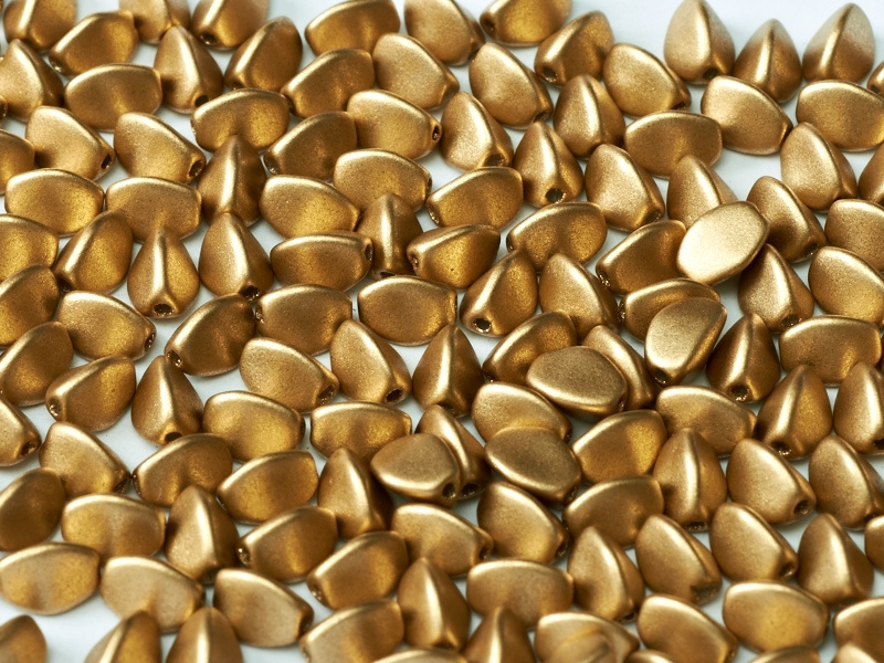 Pinch beads 5 x 3 mm Aztec Gold / 10 gram / KD60000
