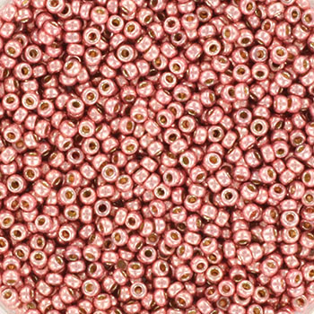 Miyuki Rocaille  15/0  - Nr 4209  - 5 gram - Duracoat galvanized dark coral
