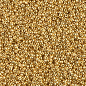 Miyuki Rocaille  15/0  - Nr 4202  - 5 grammes -  Galvanized Gold